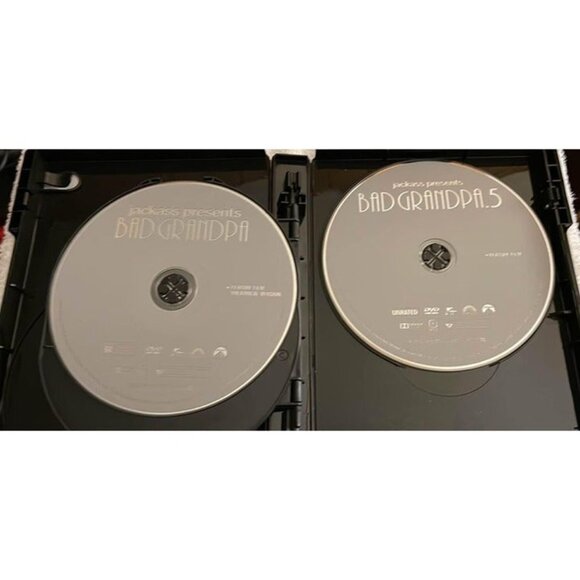 Jackass 7 Movie Collection (DVD) - Front of case wrinkled. DVD’s in good shape - Picture 9 of 10